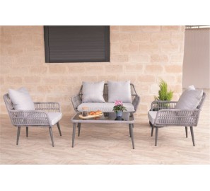 סט ישיבה אלומיניום ראטן דו מושבי דגם 6642 סט ישיבה אלומיניום ראטן דו מושבי דגם 6642