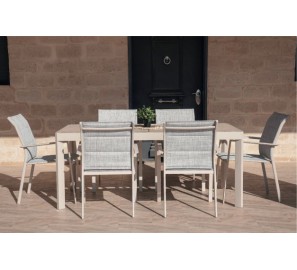 פינת אוכל מאלומיניום לגינה 4534 פינת אוכל מאלומיניום לגינה 4534