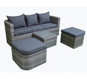 סט גינה ראטן יוקרטי ואלגנטי 5300