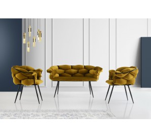 מערכת ישיבה ספה +2 כורסאות דגם 88663