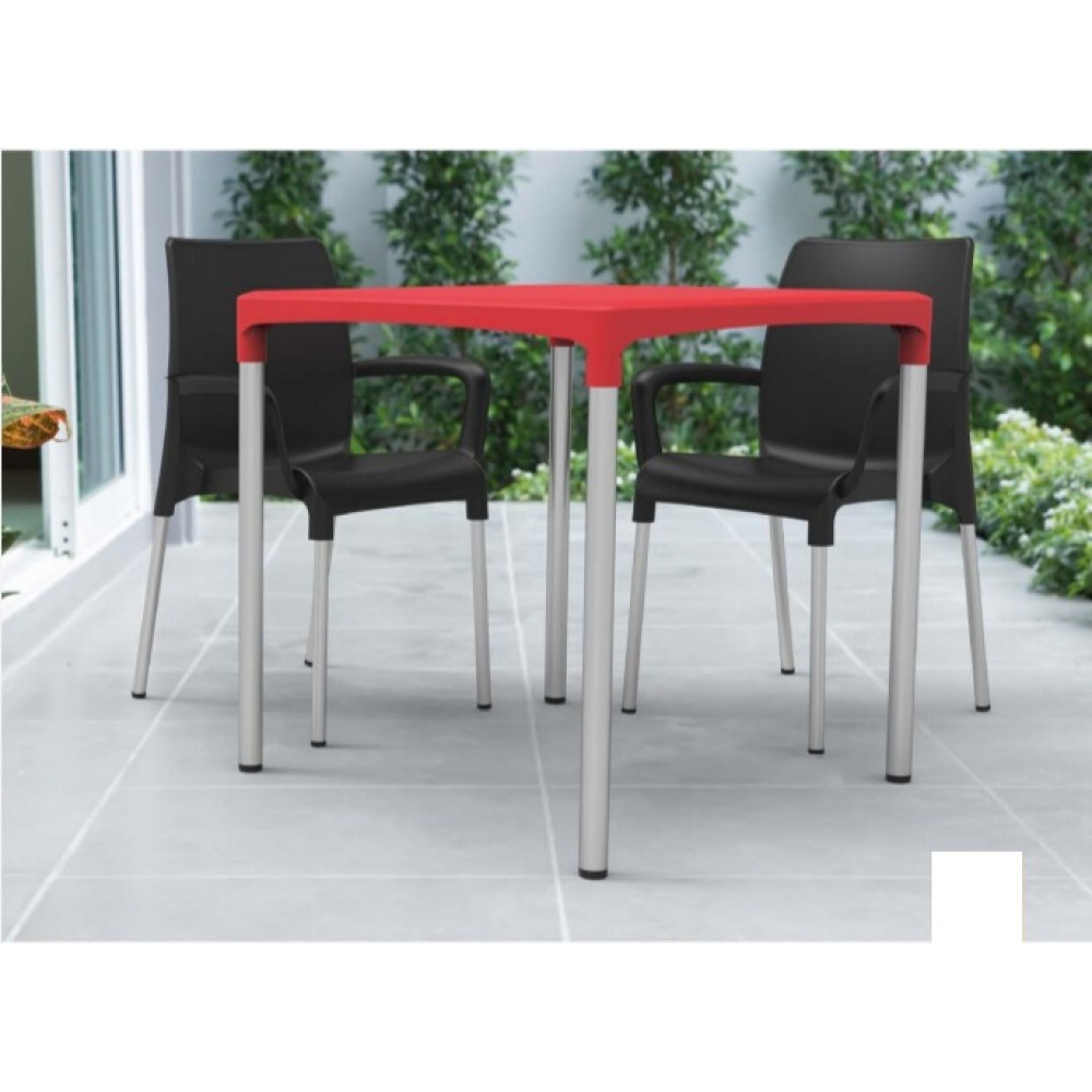 שולחן לפינת אוכל מפלסטיק איכותי נוח יציב ויפה 7200