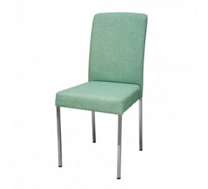 כסא לפינת אוכל מרופד רגל מתכת דגם 7130 כסא לפינת אוכל מרופד רגל מתכת דגם 7130