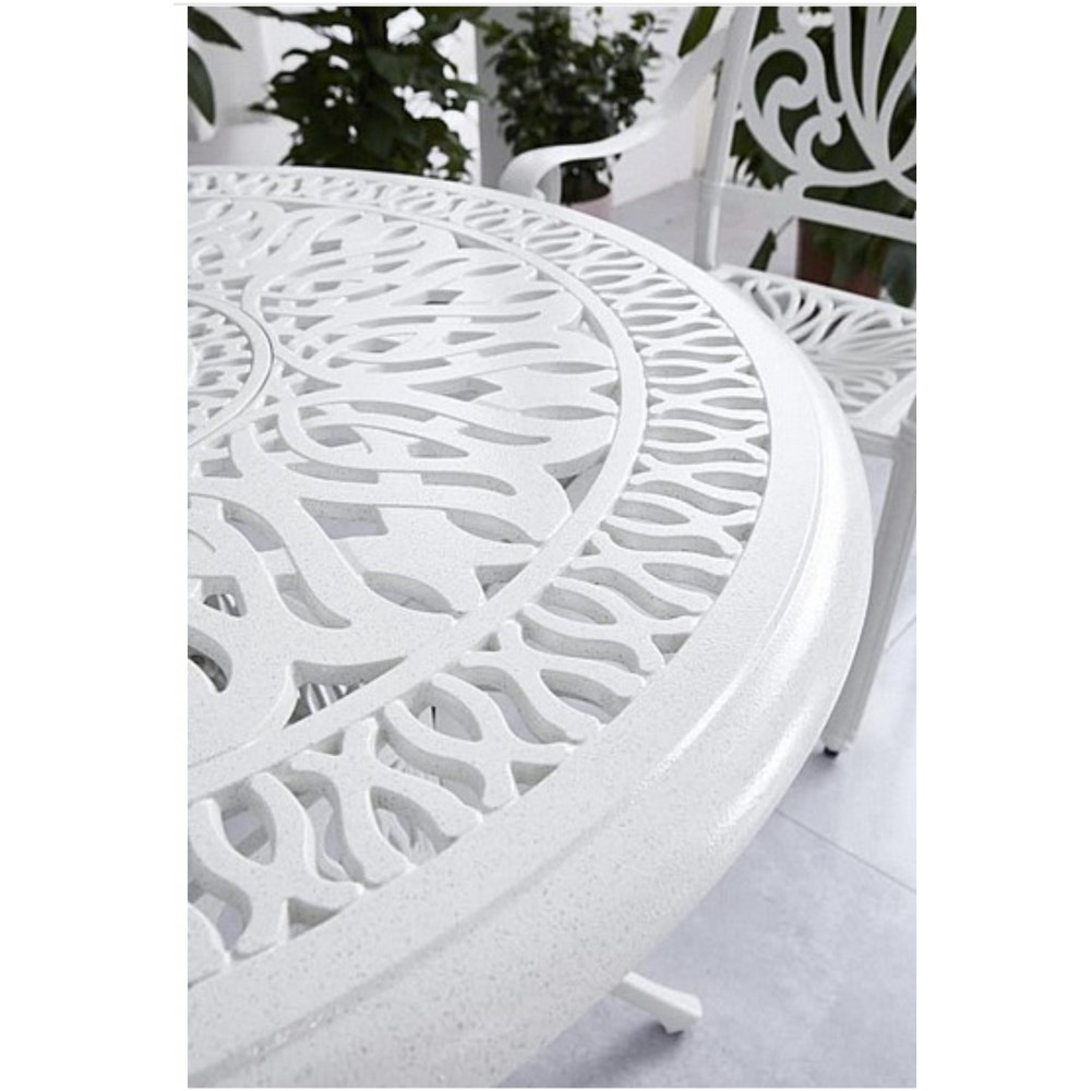 פינת אוכל אלומיניום +4 כסאות 6652