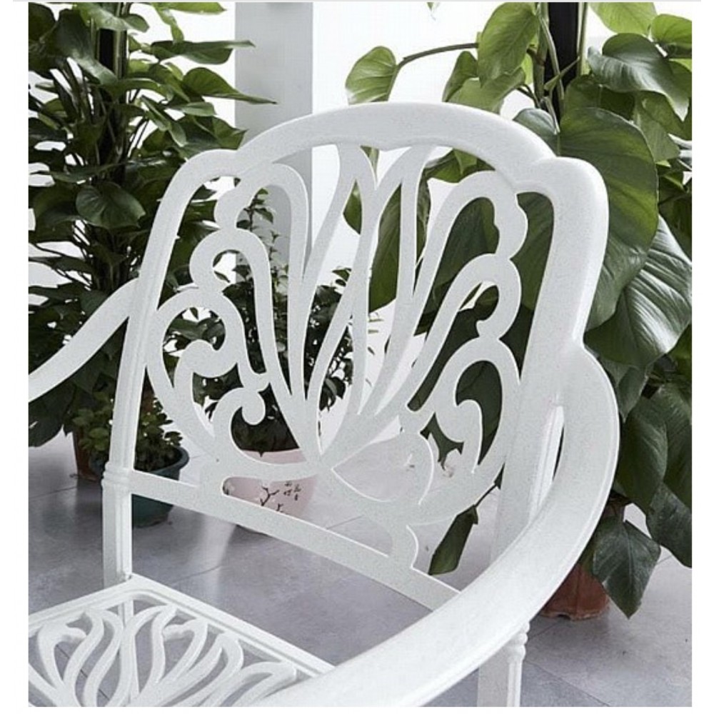 פינת אוכל אלומיניום +4 כסאות 6652