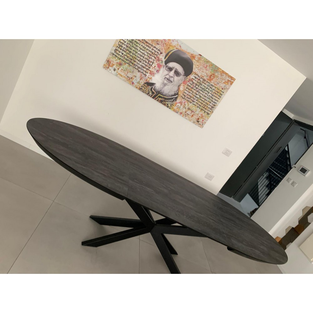 שולחן לפינת אוכל נפתח 180 על 120 נפתח עוד 100