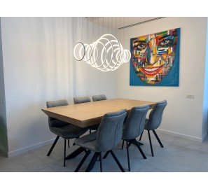 דגם שולחן נפתח גוון ורגליים לפי בחירה דגם 77355 דגם שולחן נפתח גוון ורגליים לפי בחירה דגם 77355