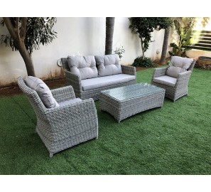 מערכת ראטן חצי עגול דגם 8836