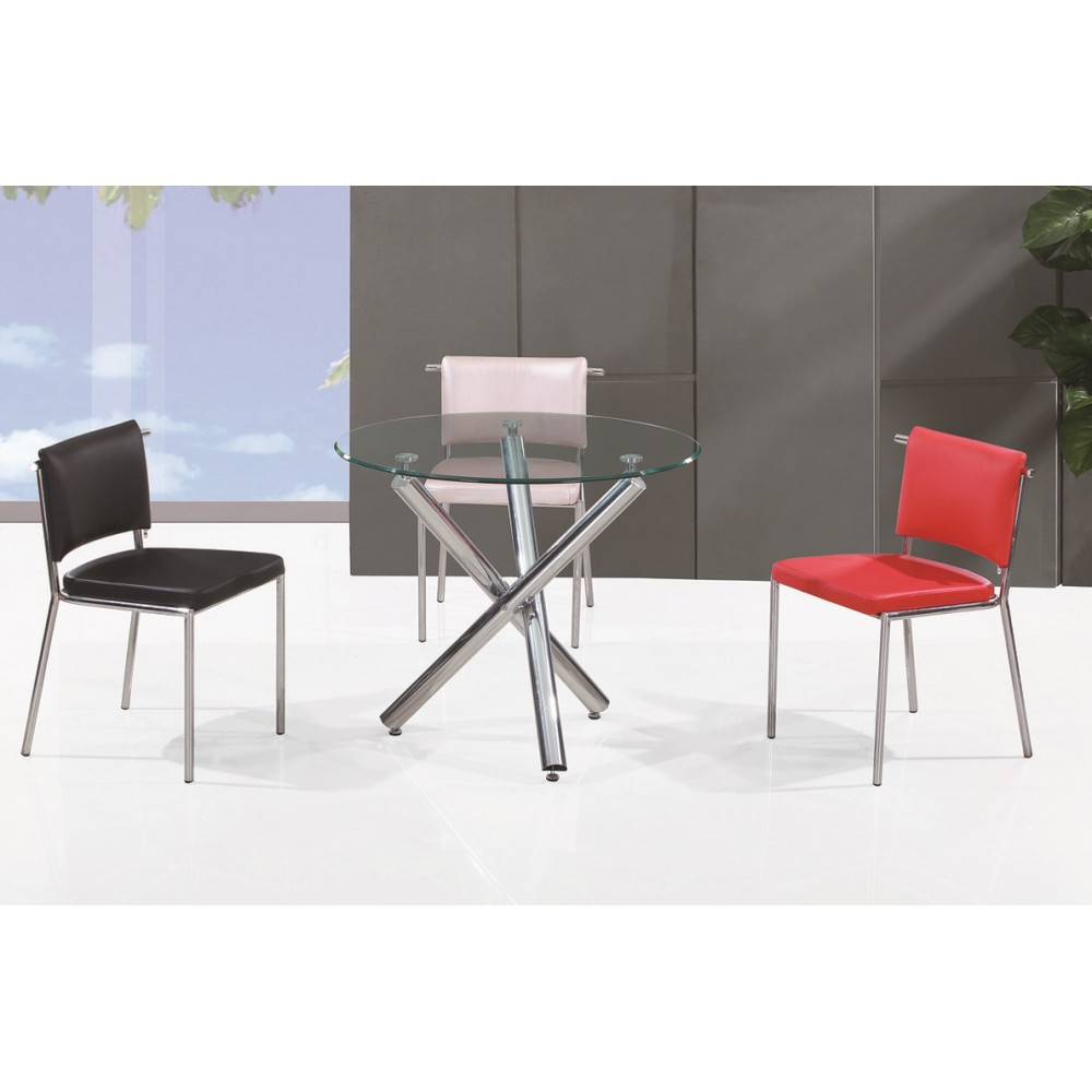 שולחן לפינת אוכל מזכוכית דגם 6645