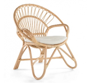 כורסת אירוח ראטן צבע טבעי דגם 7472 כורסת אירוח ראטן צבע טבעי דגם 7472