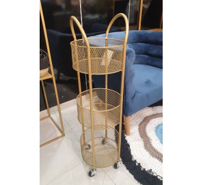 עגלת ירקות מתכת דגם773 עגלת ירקות מתכת דגם773