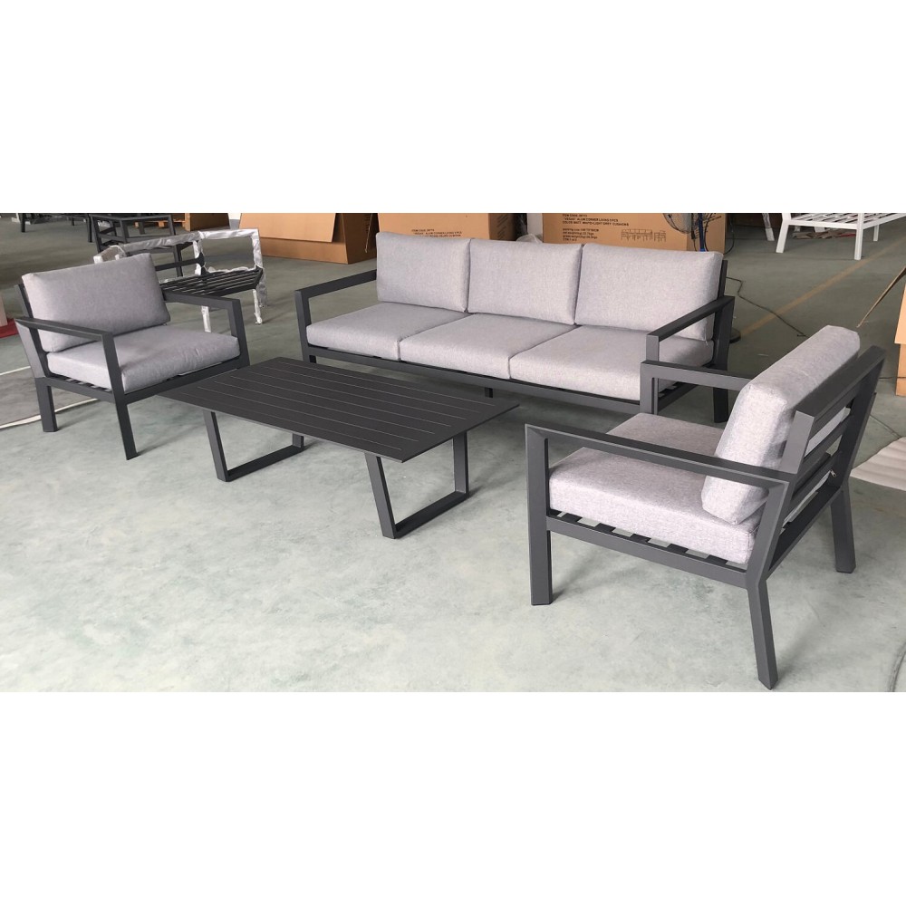 מערכת ישיבה מאלומיניום במגוון צבעים דגם 6646