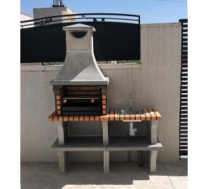גריל אבן בנוי עם יחידת כיור דגם 6885