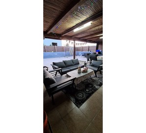 ריהוט גינה סלוני תלת מושבי לגינה דגם 77566 ריהוט גינה סלוני תלת מושבי לגינה דגם 77566