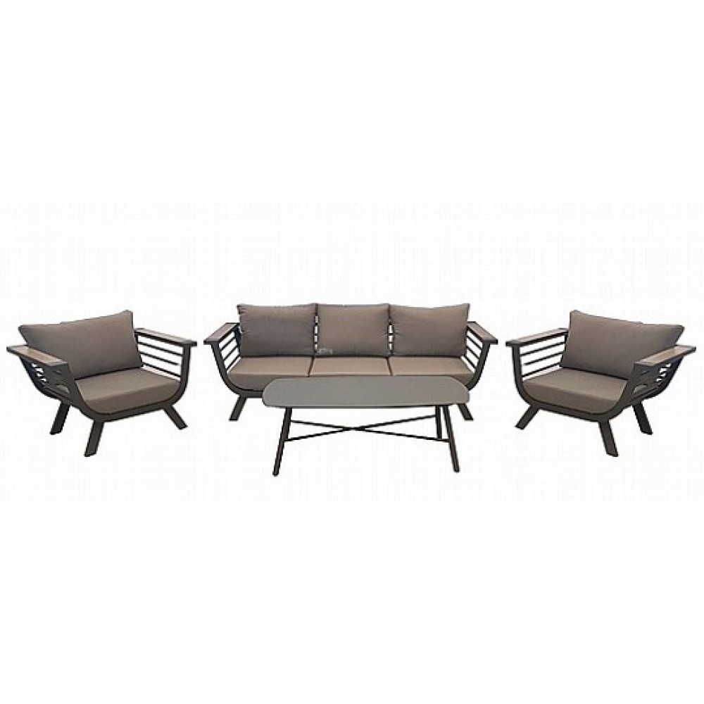 מערכת ישיבה סלונית מאלומיניום דגם 66477 מערכת ישיבה סלונית מאלומיניום דגם 66477