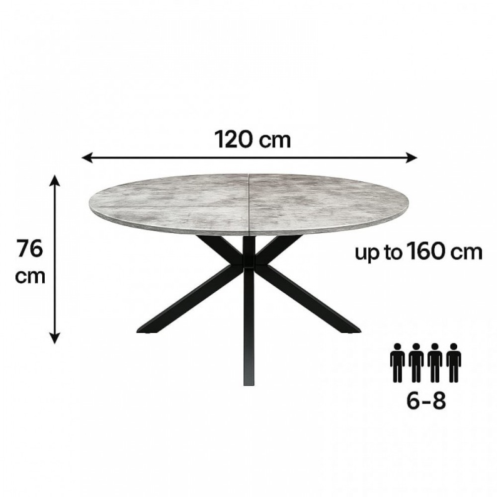 שולחן אוכל נפתח