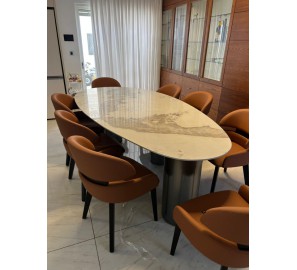 סט פינת אוכל אובלי דה לוקס