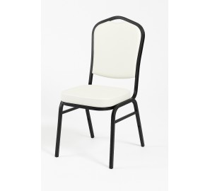 כיסא אולם לבן שמנת