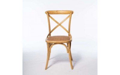 כסא עץ גב איקס דגם מניפיק