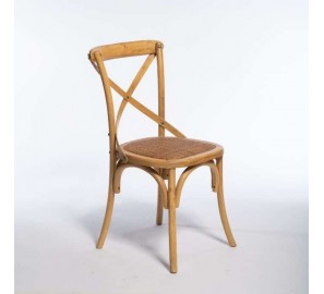 כסא עץ גב איקס דגם מניפיק