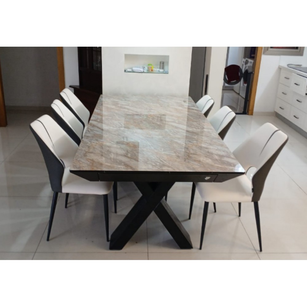 שולחן לפינת אוכל ניפתח ל5 מטר 