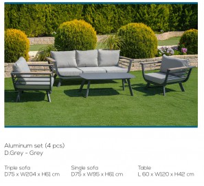 סט ישיבה לגן פורטוגל