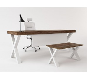 שולחן משרדי דגם X עבה