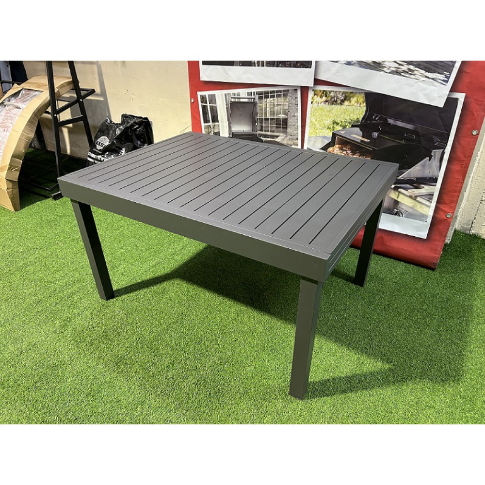 שולחן גינה נפתח 100% אלומיניום 135*100 שולחן גינה נפתח 100% אלומיניום 135*100