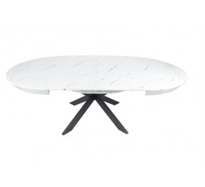 שולחן פינת אוכל עגול נפתח 1.30-2.30 דגם אתונה