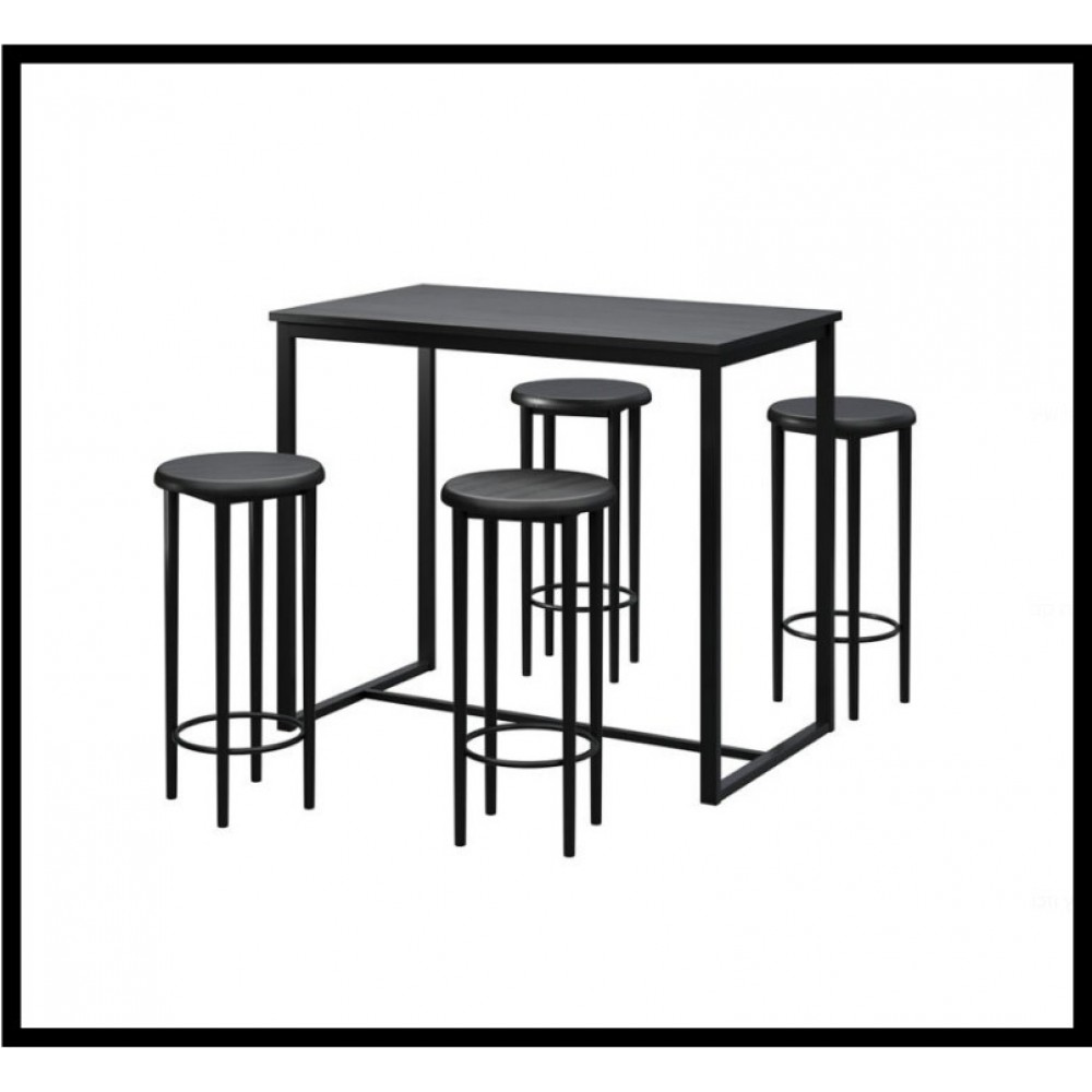 שולחן בר עם כיסאות ענבל שולחן בר עם כיסאות ענבל