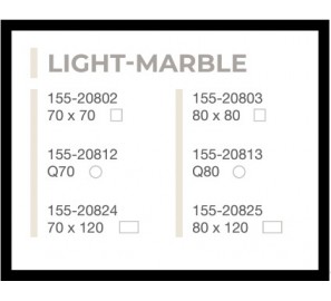 פלטת HPL לייט מארבל