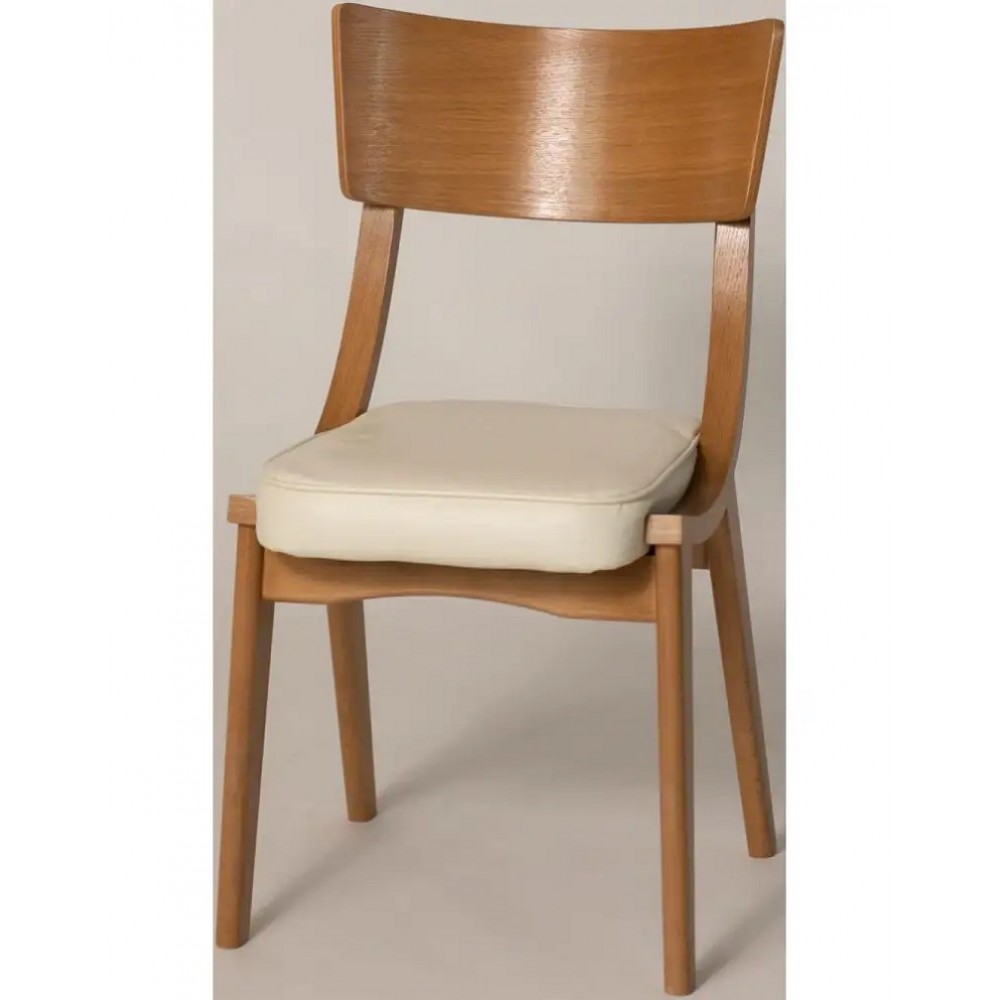 כיסא מודרני מעץ מלא דגם 1136
