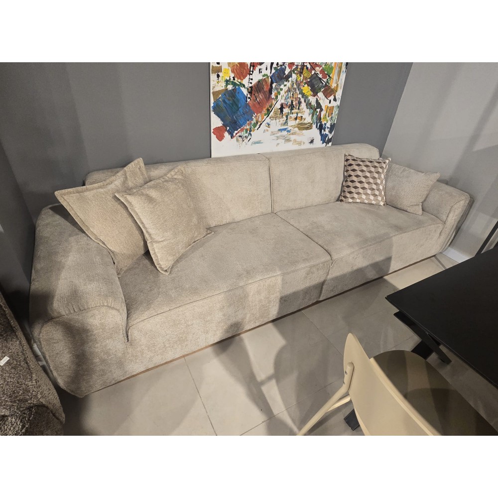 ספת רביצה גוון אבן 3 מטר מתצוגה 