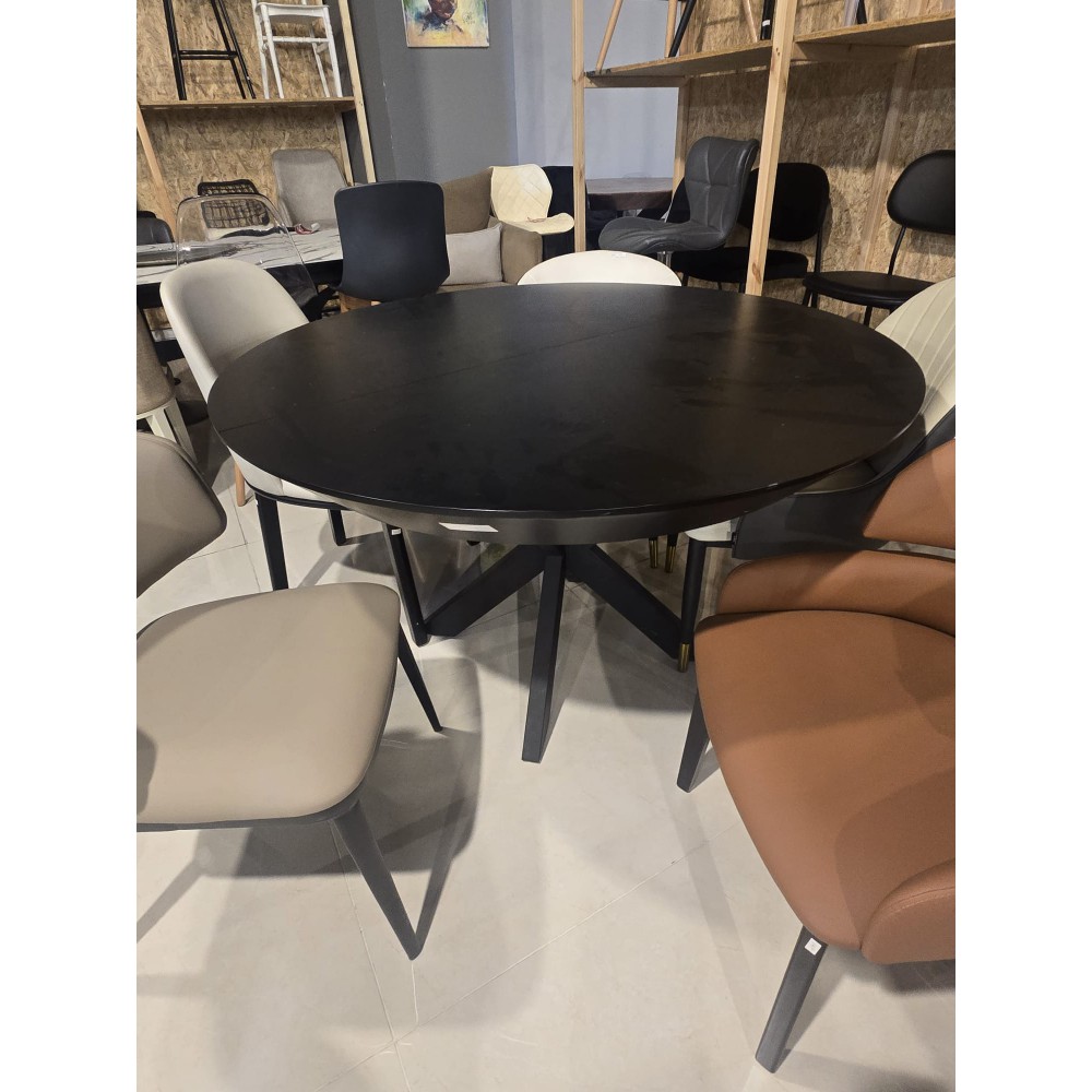 שולחן עגול 130 מתצוגה