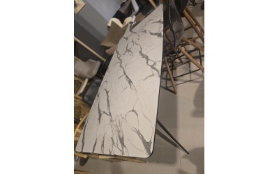 שולחן דמוי שיש 180 נפתח מתצוגה 