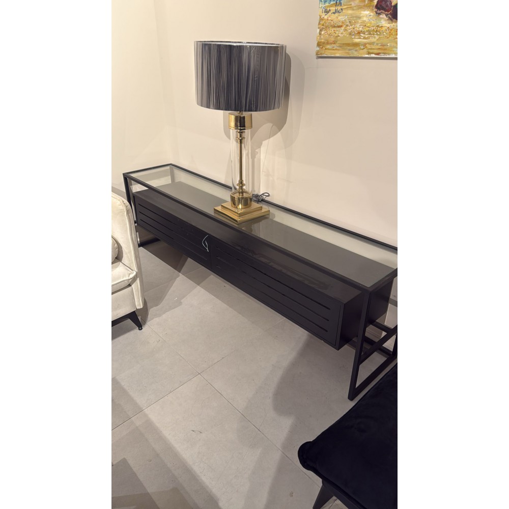 מזנון שחור 2 מטר מתצוגה