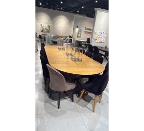  שולחן עגול קוטר 1.4 נפתח מתצוגה