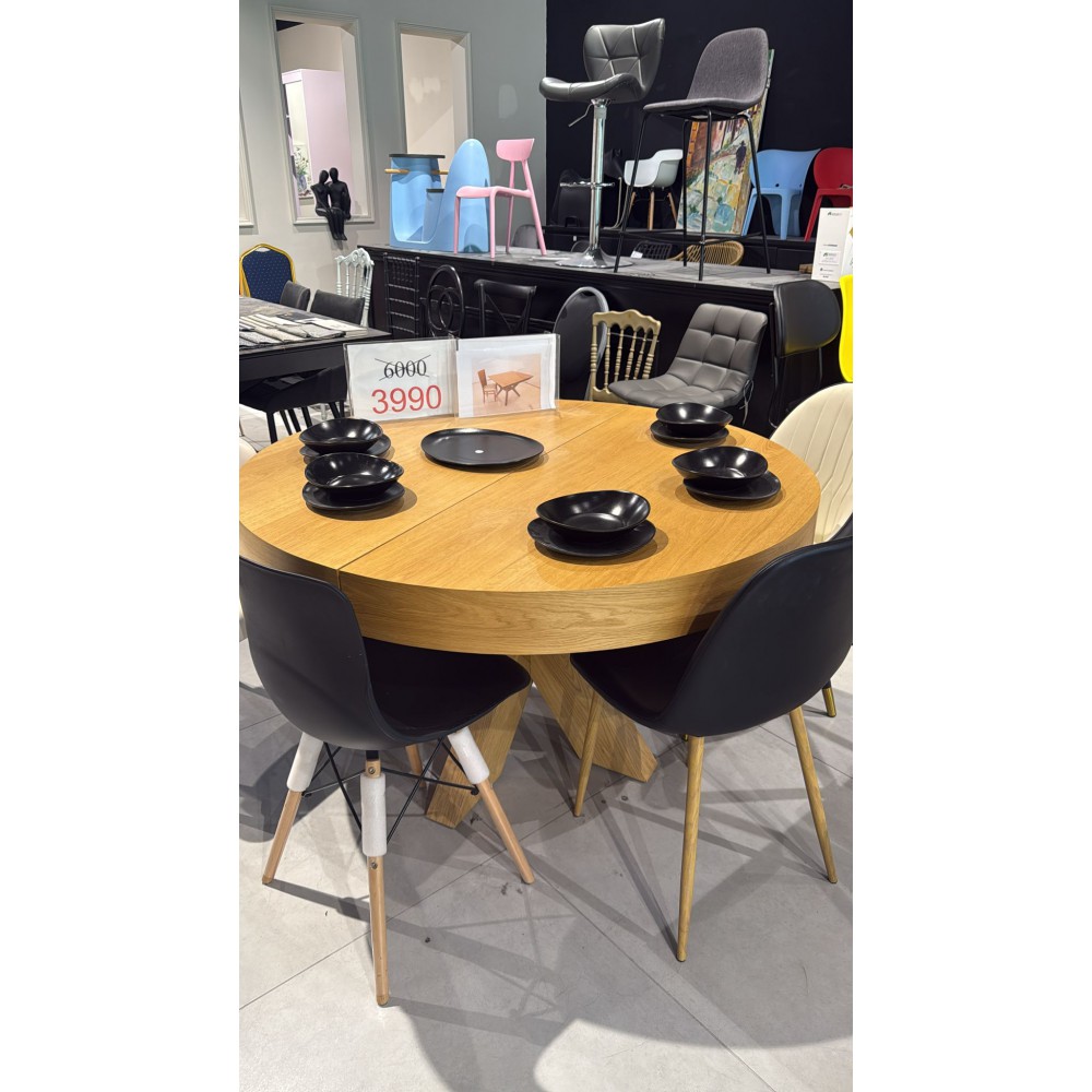 שולחן עגול 1.3 נפתח מתצוגה