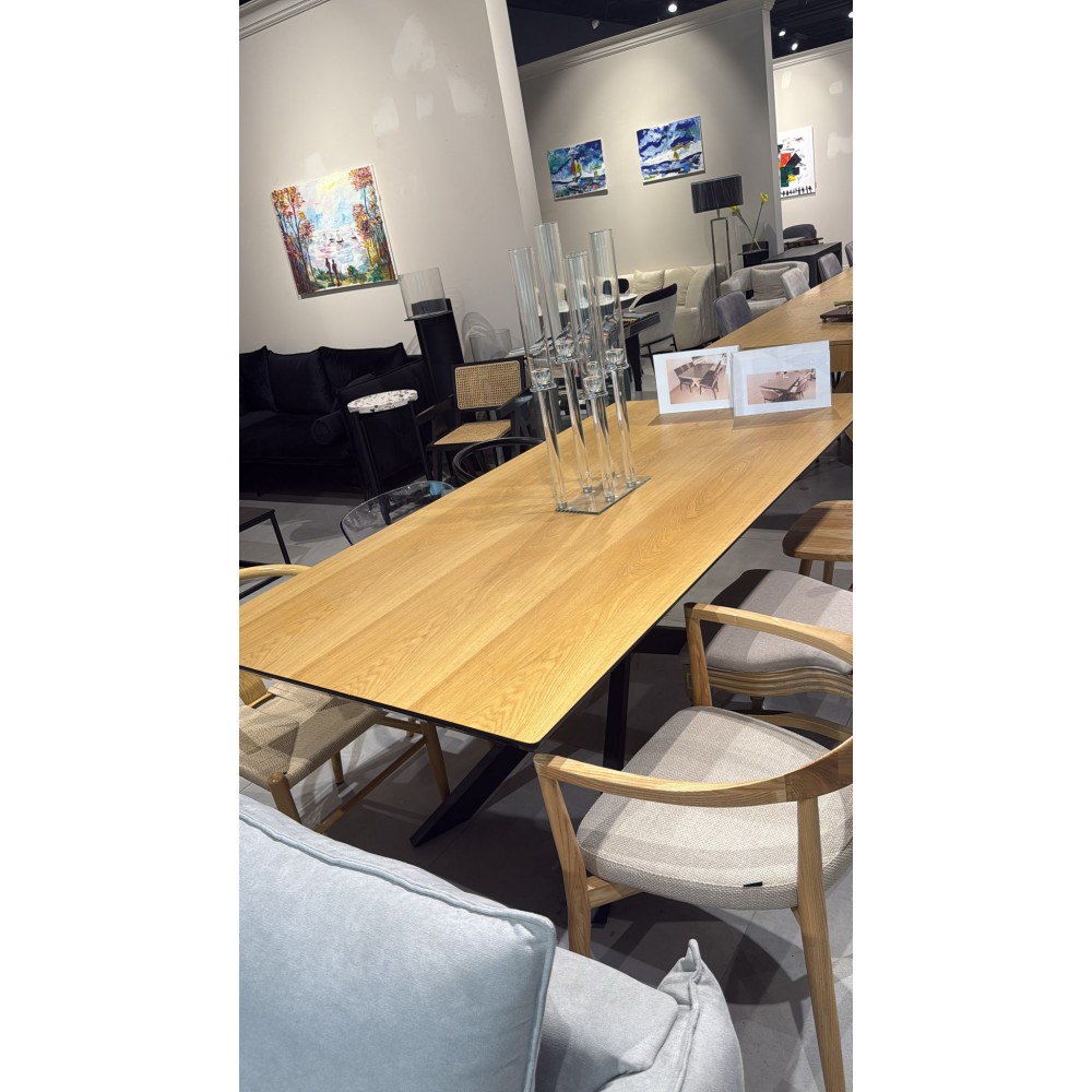 שולחן מלבני 2 מטר נפתח מתצוגה