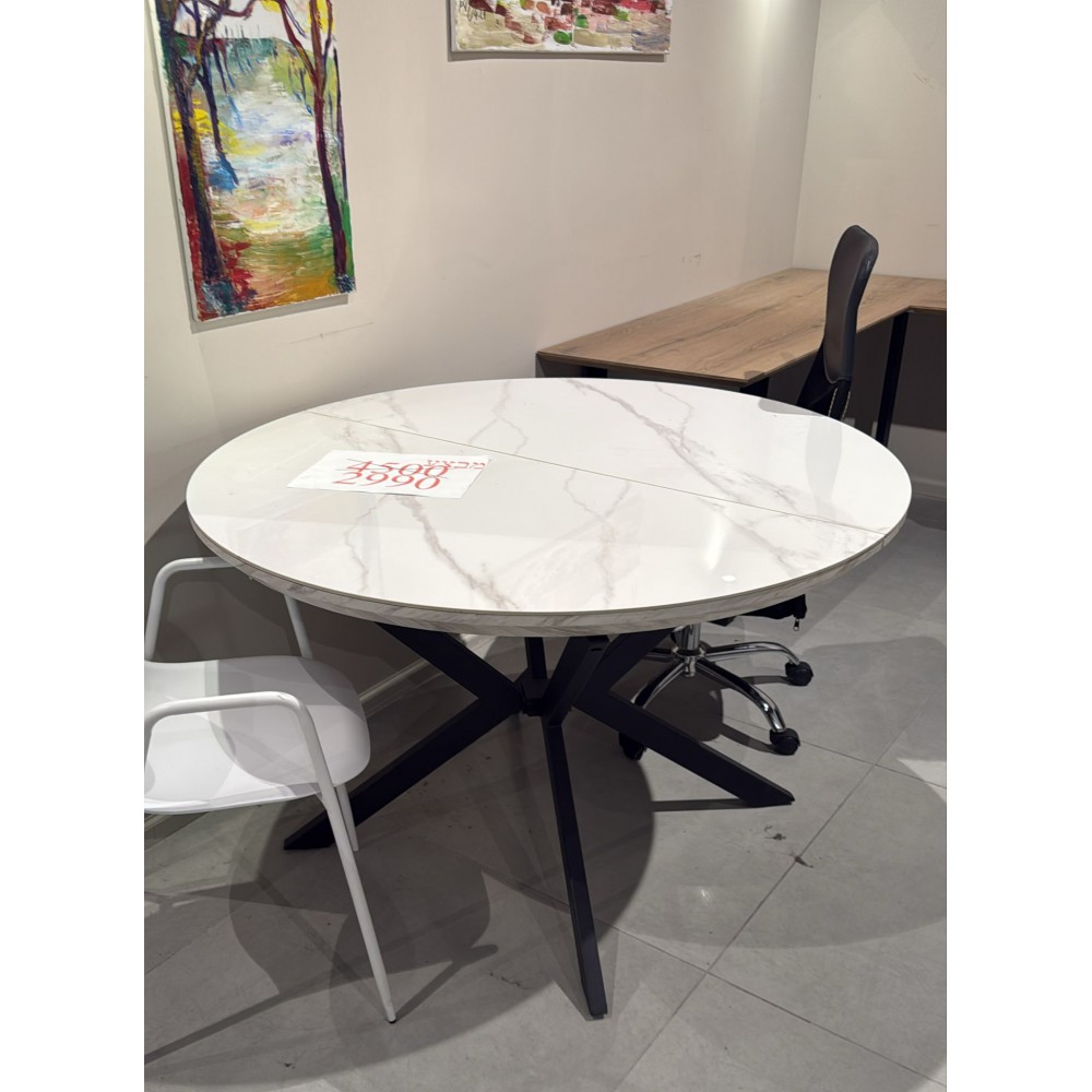 שולחן עגול 1.2 נפתח מתצוגה 