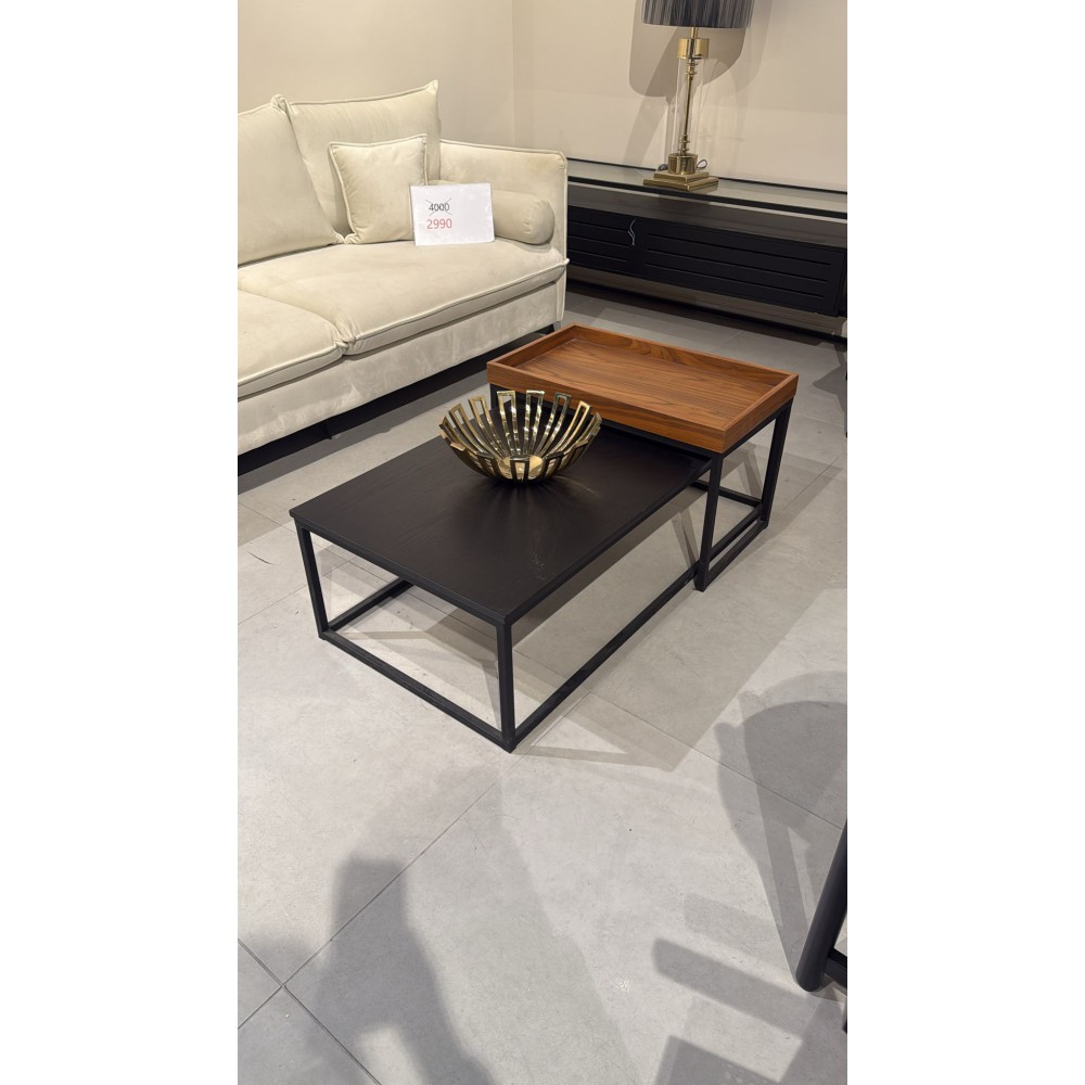 שולחן סלון 2 חלקים מתצוגה