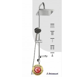 מוט אמבטיה ראש גדול טורקי + יד 400