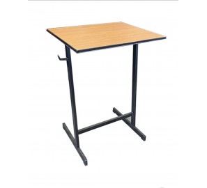 שולחן עמידה יחיד לבתי ספר בהתאמה אישית עם וותליה לתיק דגם זיו שולחן עמידה יחיד לבתי ספר בהתאמה אישית עם וותליה לתיק דגם זיו