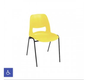 כסא אירוח ותלמיד תוצרת איטליה, גוף פלסטיק, שלד 4 רגליים מתכת כסא אירוח ותלמיד תוצרת איטליה, גוף פלסטיק, שלד 4 רגליים מתכת