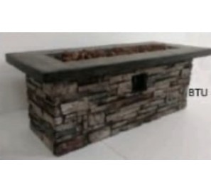 שולחן אש דמוי מסלעה 