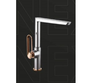 סוללה פרח קצר ידית פתוחה ברונזה 5 מ"מ 