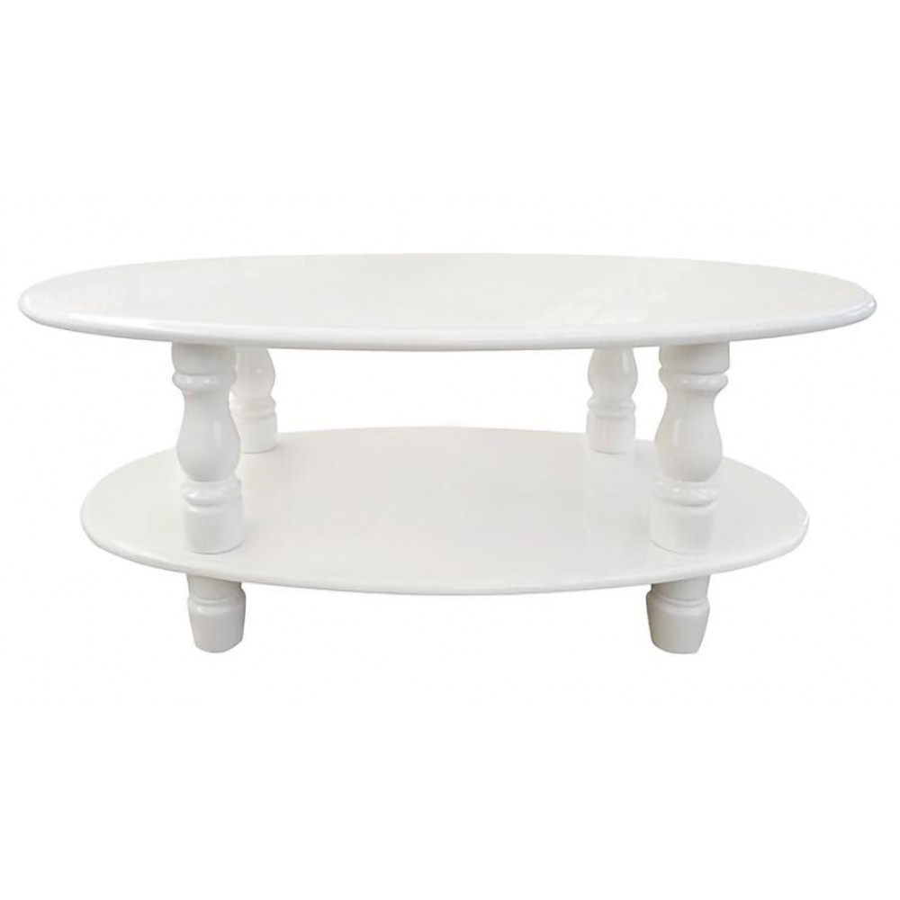 שולחן דו משטחי צבע לבן 
