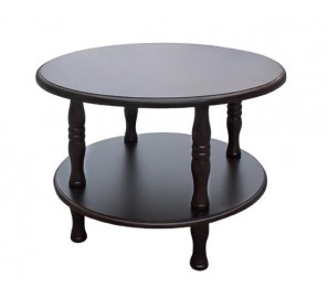 שולחן סלוני קטן עגול דו משטחי 