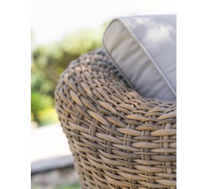 מערכת ישיבה ראטן לגינה דגם מנלאוס