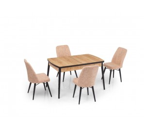 פינת אוכל כולל 4 כיסאות דגם סופיה 