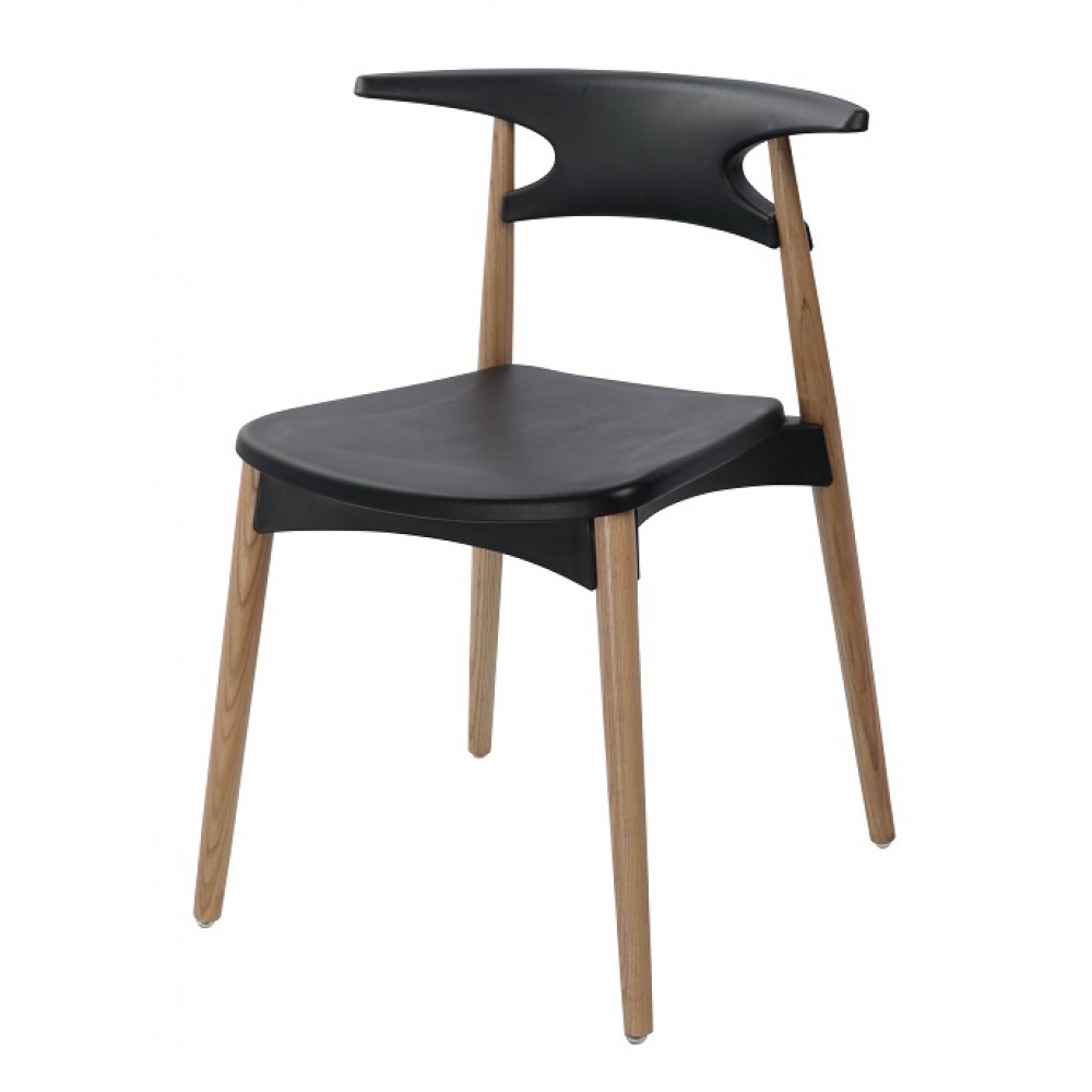 כיסא לפינת אוכל רגלי עץ 20793